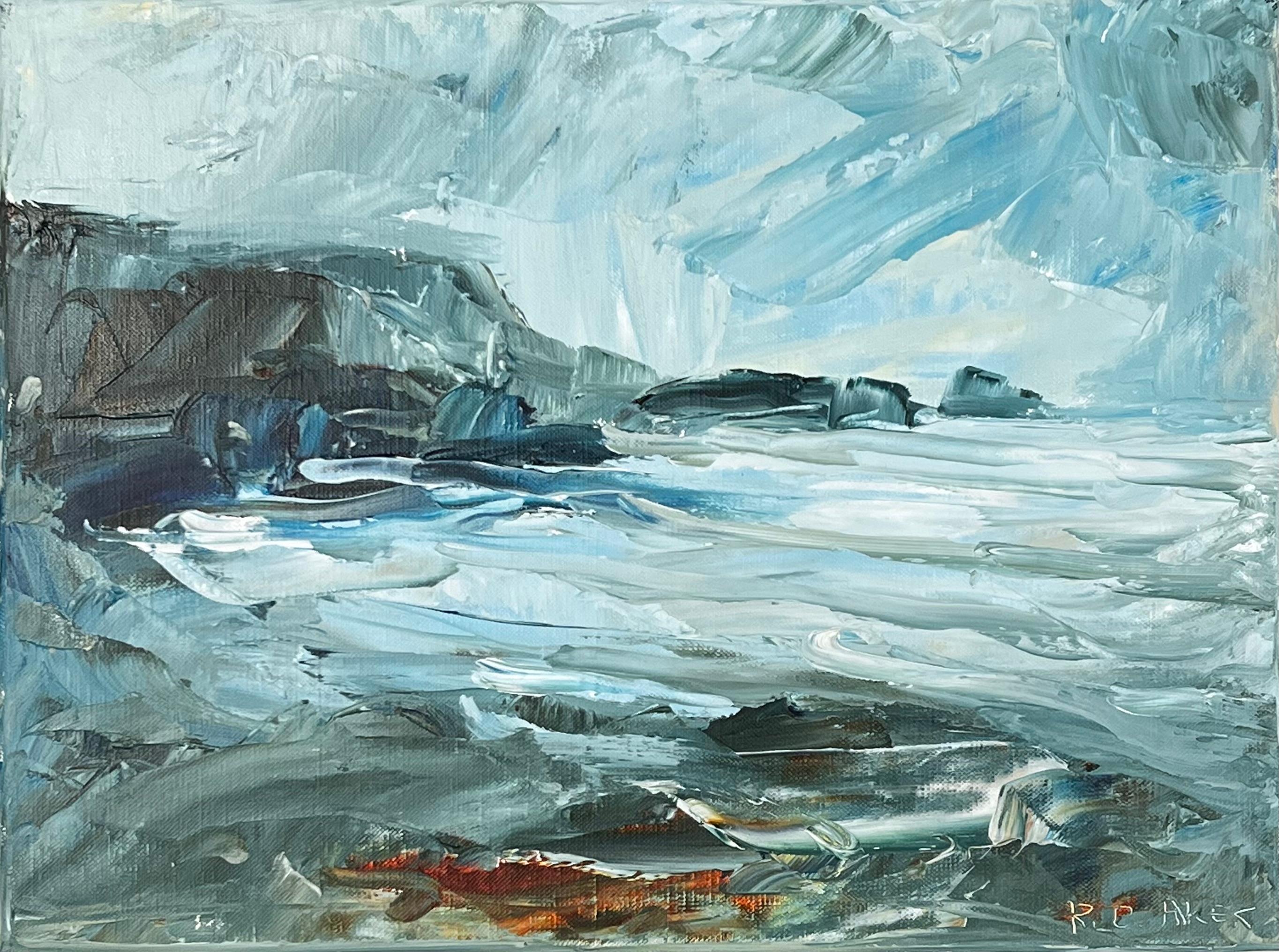 Landscape Painting de Rupert Aker - Playa de Welcombe