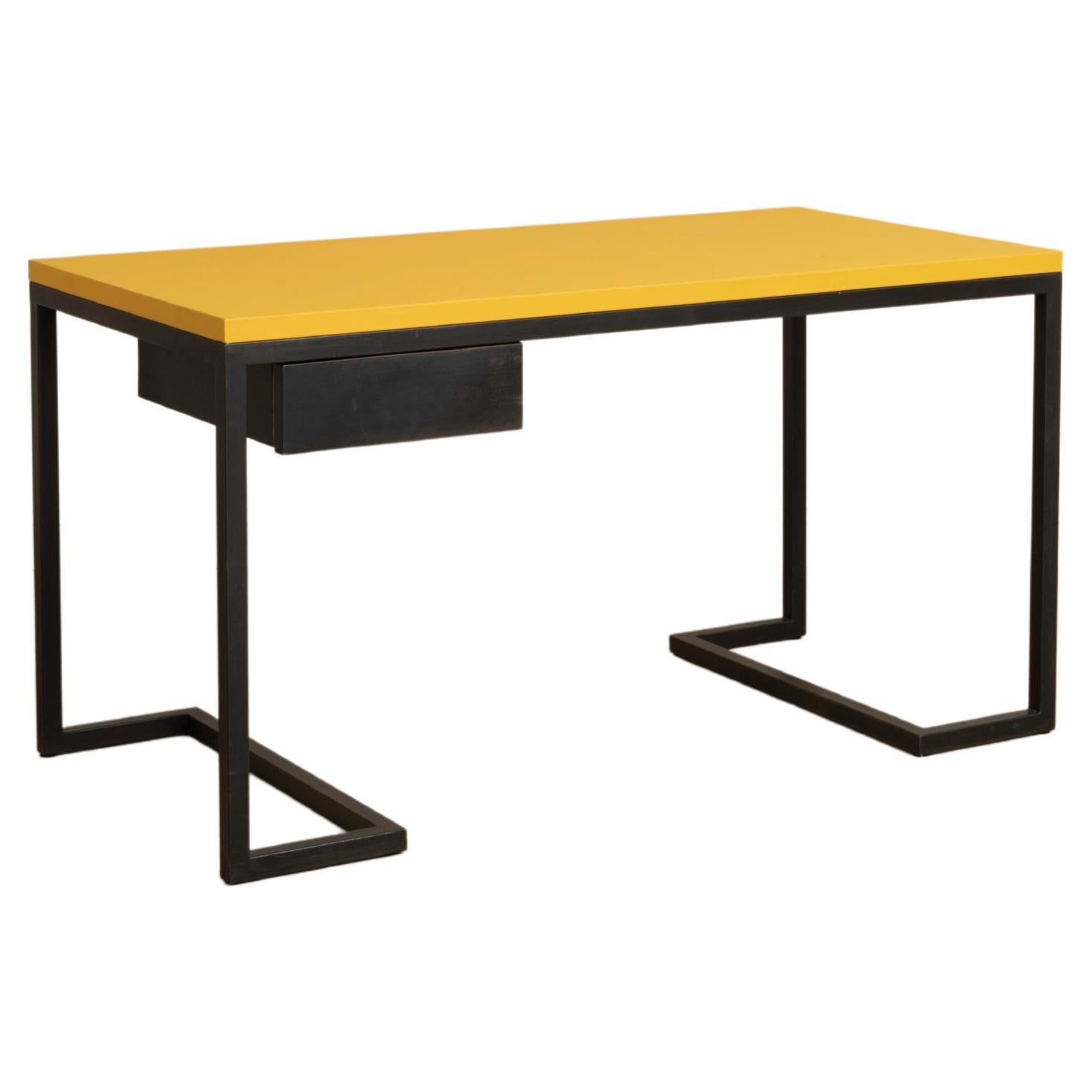 Rupert Bevan Atomic Desk (in Customer's Own Choice of Leather) For Sale