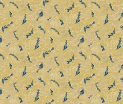 Rupert Bevan Blaue Fabian Fern-Tapete