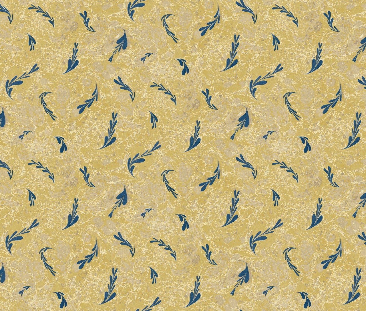 Papel Pintado Rupert Bevan Helecho Fabian Azul