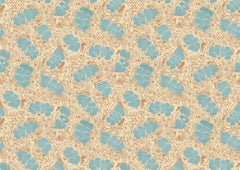 Carta da parati Rupert Bevan Blue Matilda Oak