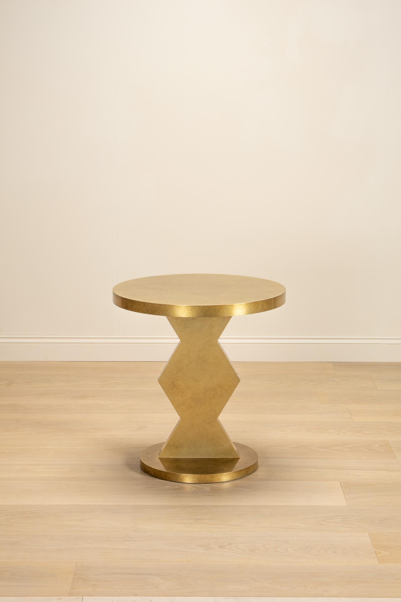 Rupert Bevan Brass Marcel Side Table - Large In New Condition For Sale In London, GB