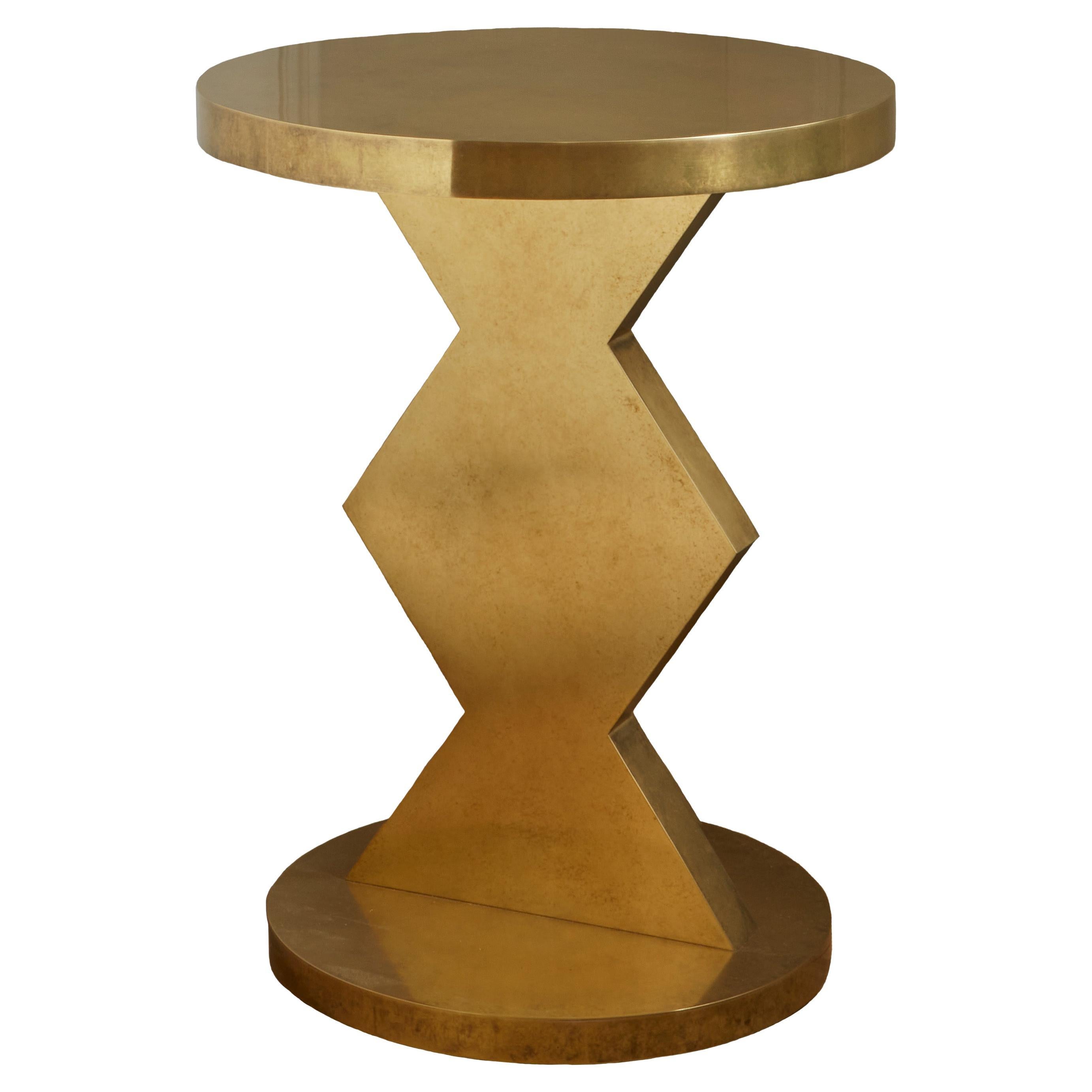 Rupert Bevan Brass Marcel Side Table - Small