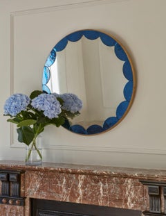 Rupert Bevan Circular Scallop Mirror - Large