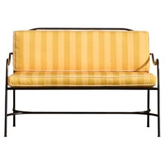 Rupert Bevan Clement Garden Bench (customer's choice of material/leather)