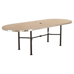 Rupert Bevan Clement Garden Table (customer's choice of material/leather)