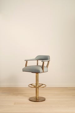 Sgabello da bar Rupert Bevan Croft (in materiale/pelle a scelta del cliente)