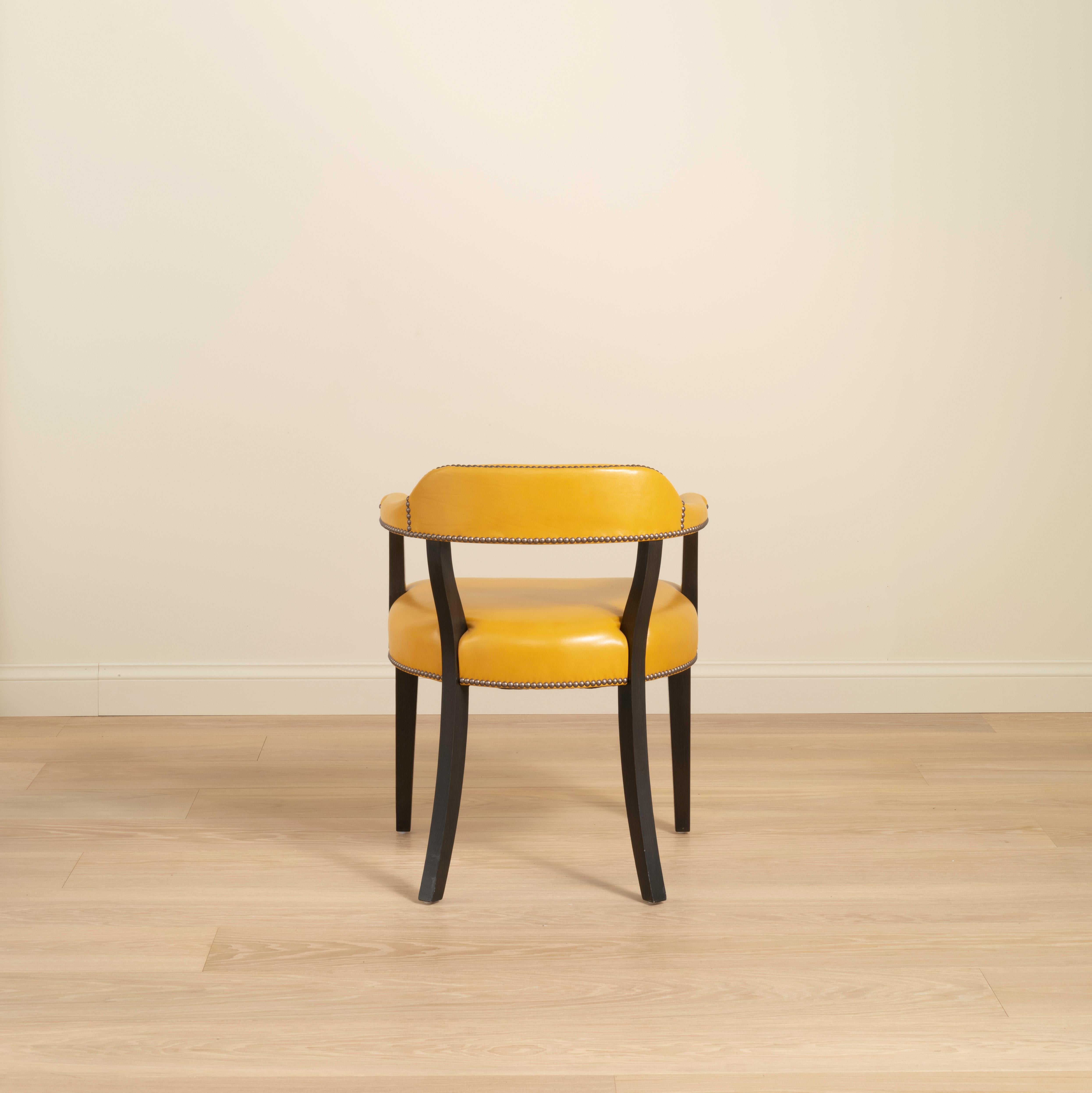 British Rupert Bevan Croft Dining Chair (in Customer's Own choice of Material/Leather) For Sale