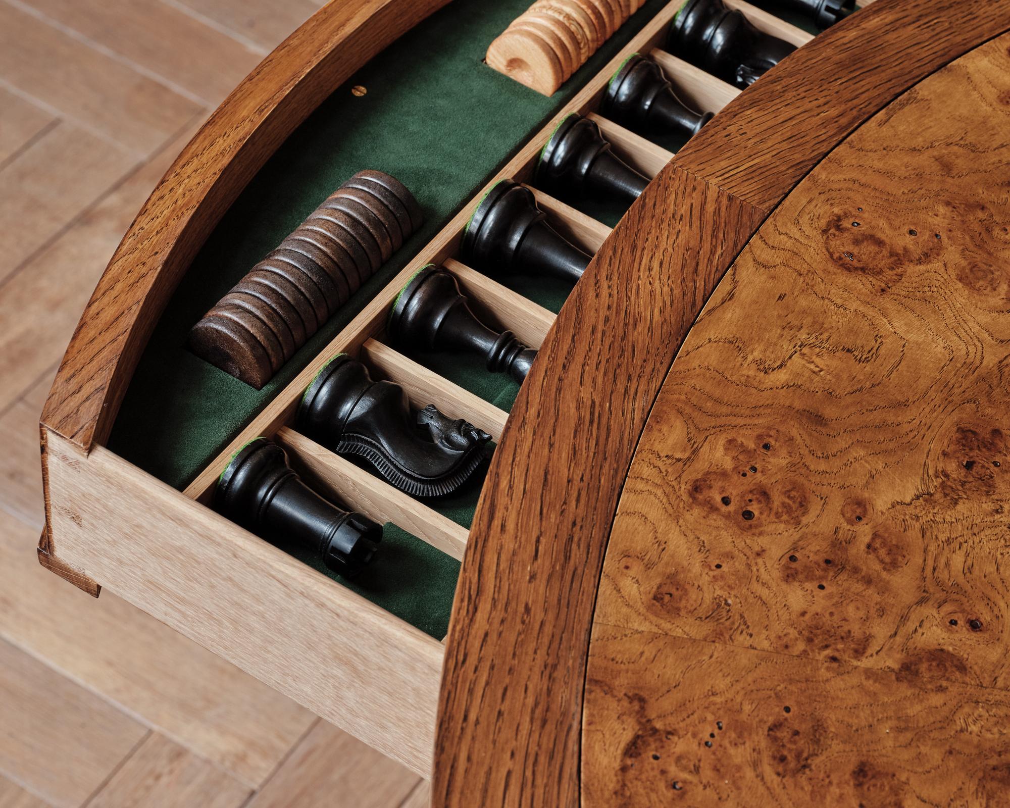 Hand-Crafted Rupert Bevan Dani Games Table For Sale