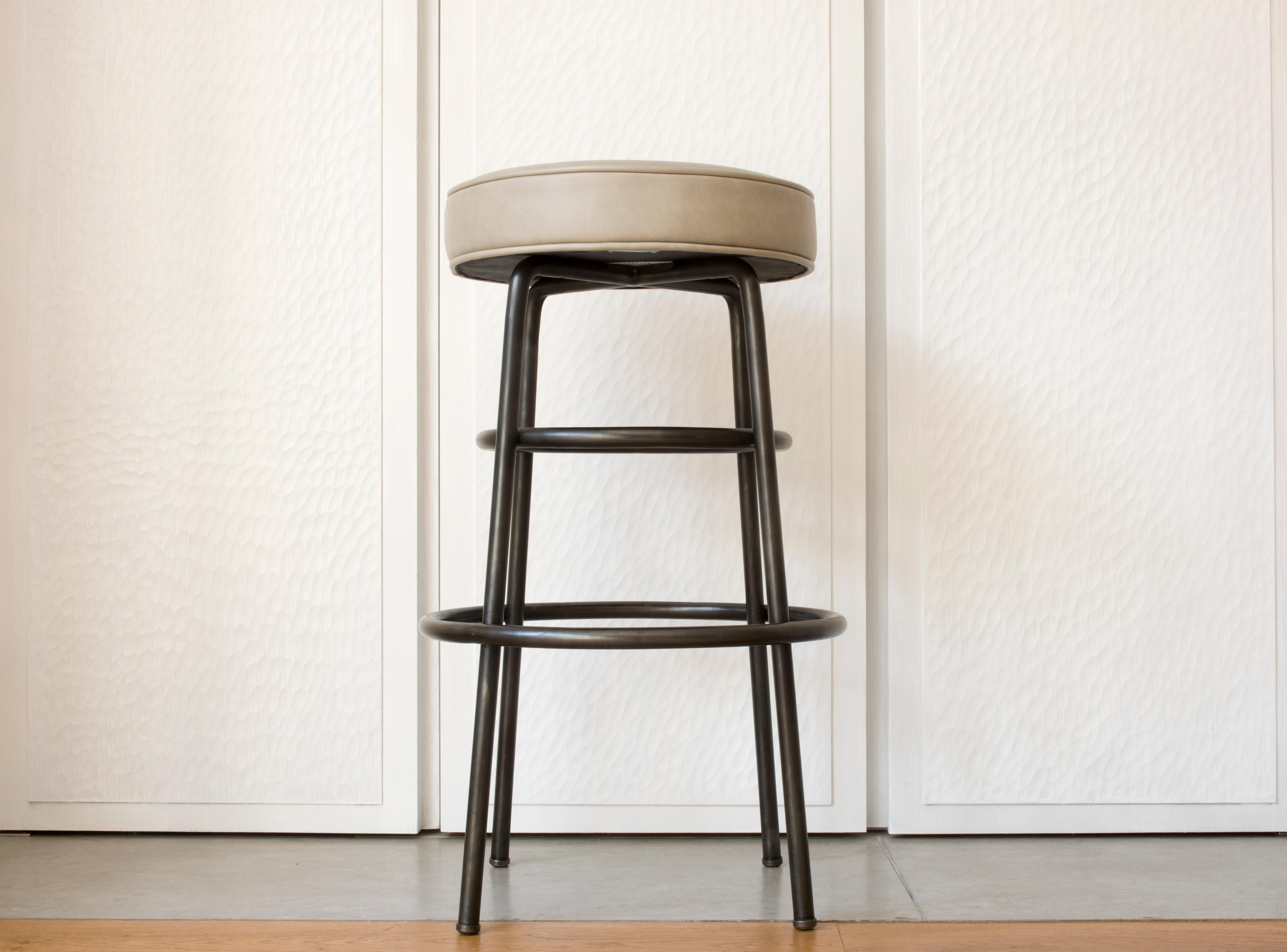 Rupert Bevan Hoop Barstool (in Customer's Own choice of Material/Leather) In New Condition For Sale In London, GB