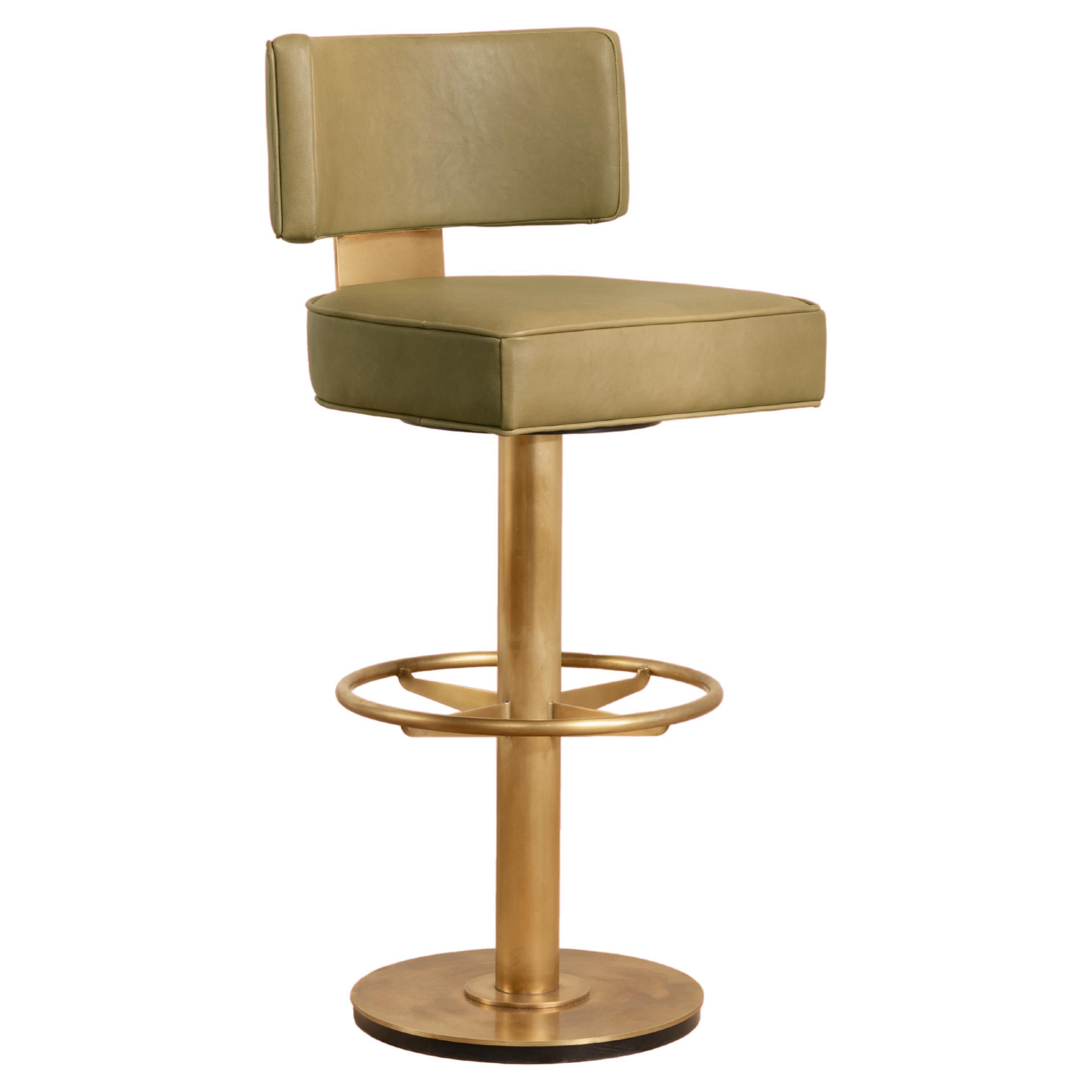 Rupert Bevan Lafon Barstool (in Customer's Own choice of Material/Leather) For Sale