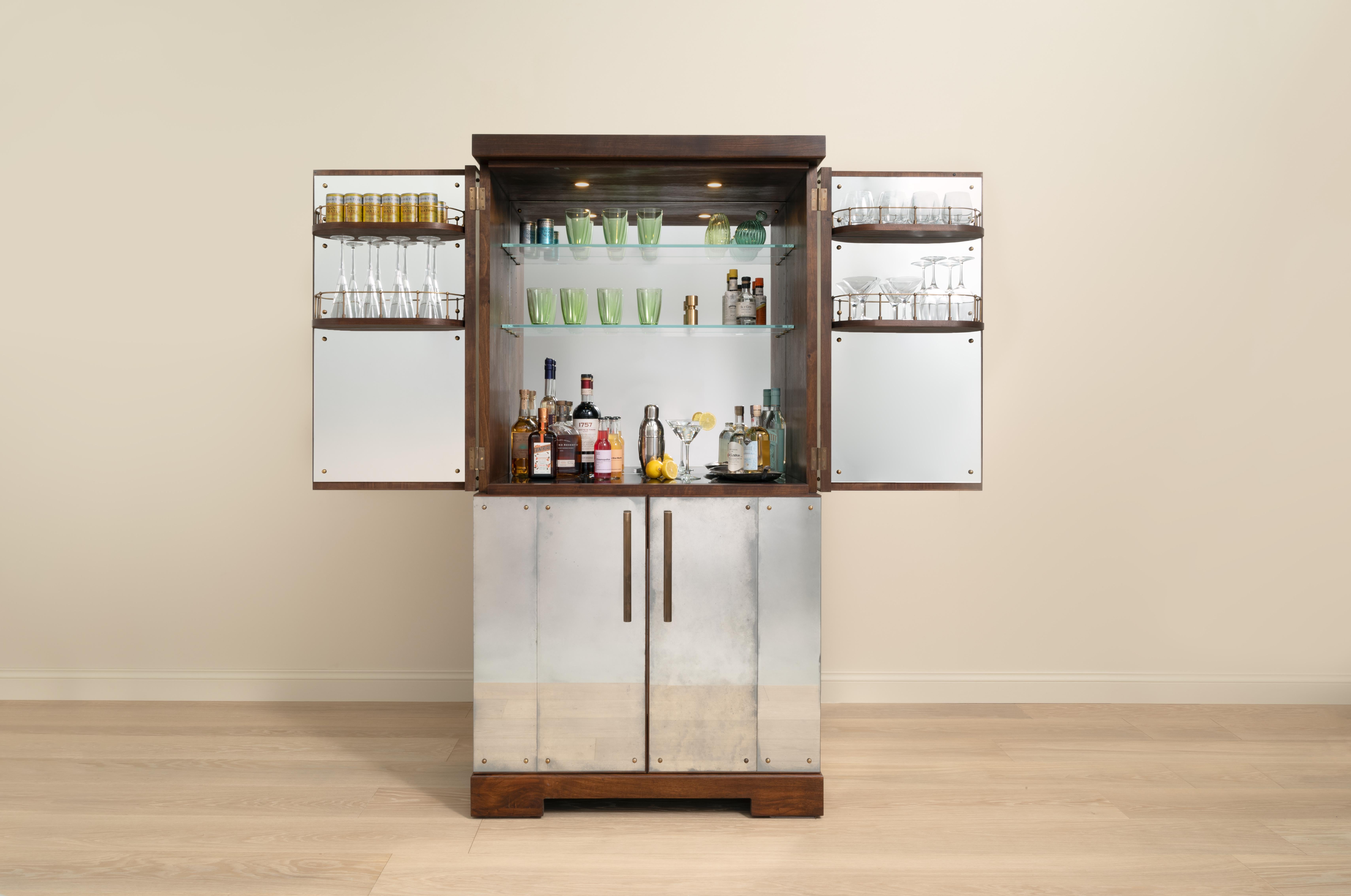British Rupert Bevan Miami Cocktail Cabinet For Sale