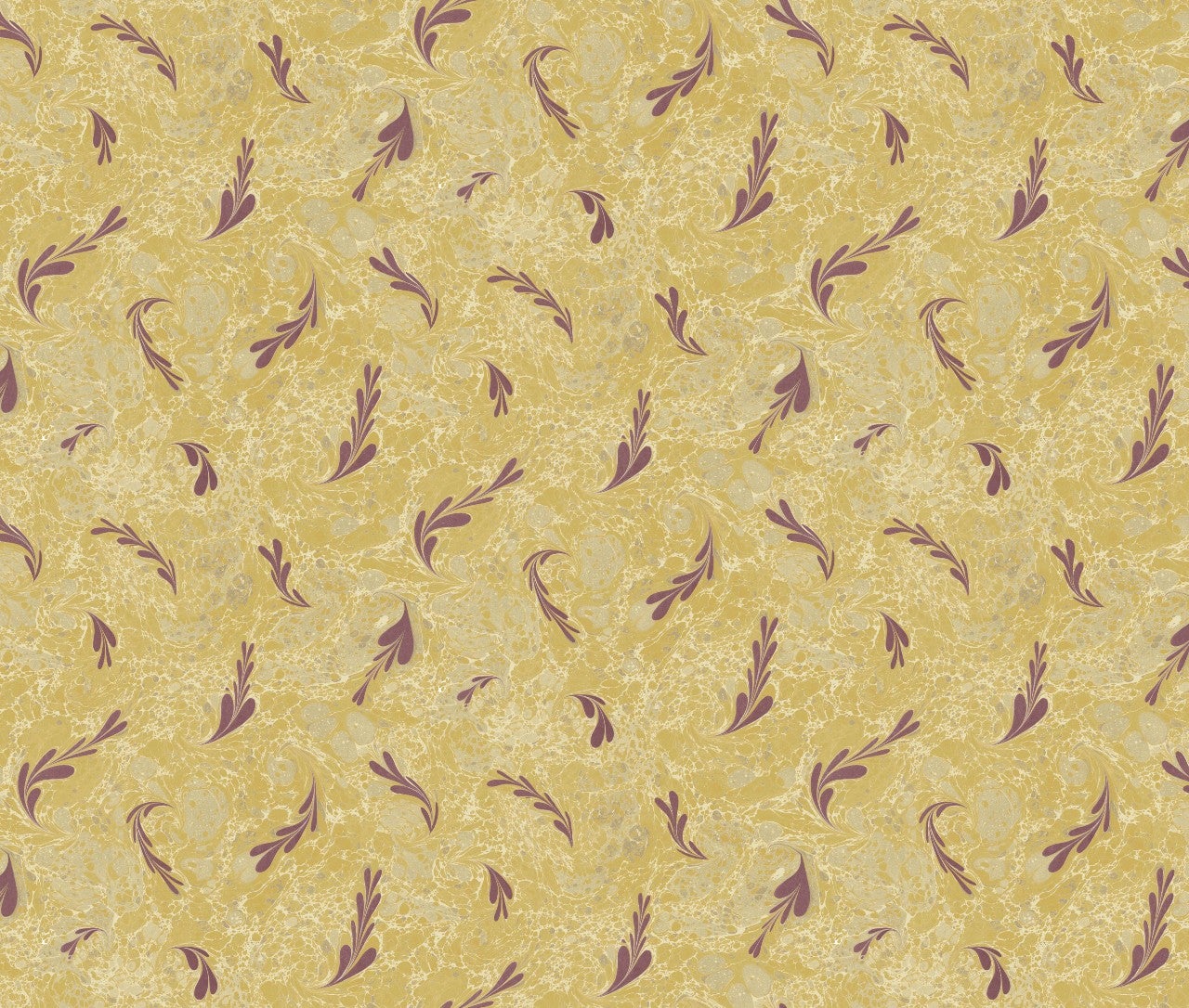 Papier peint Rupert Bevan Purple Fabian Fern