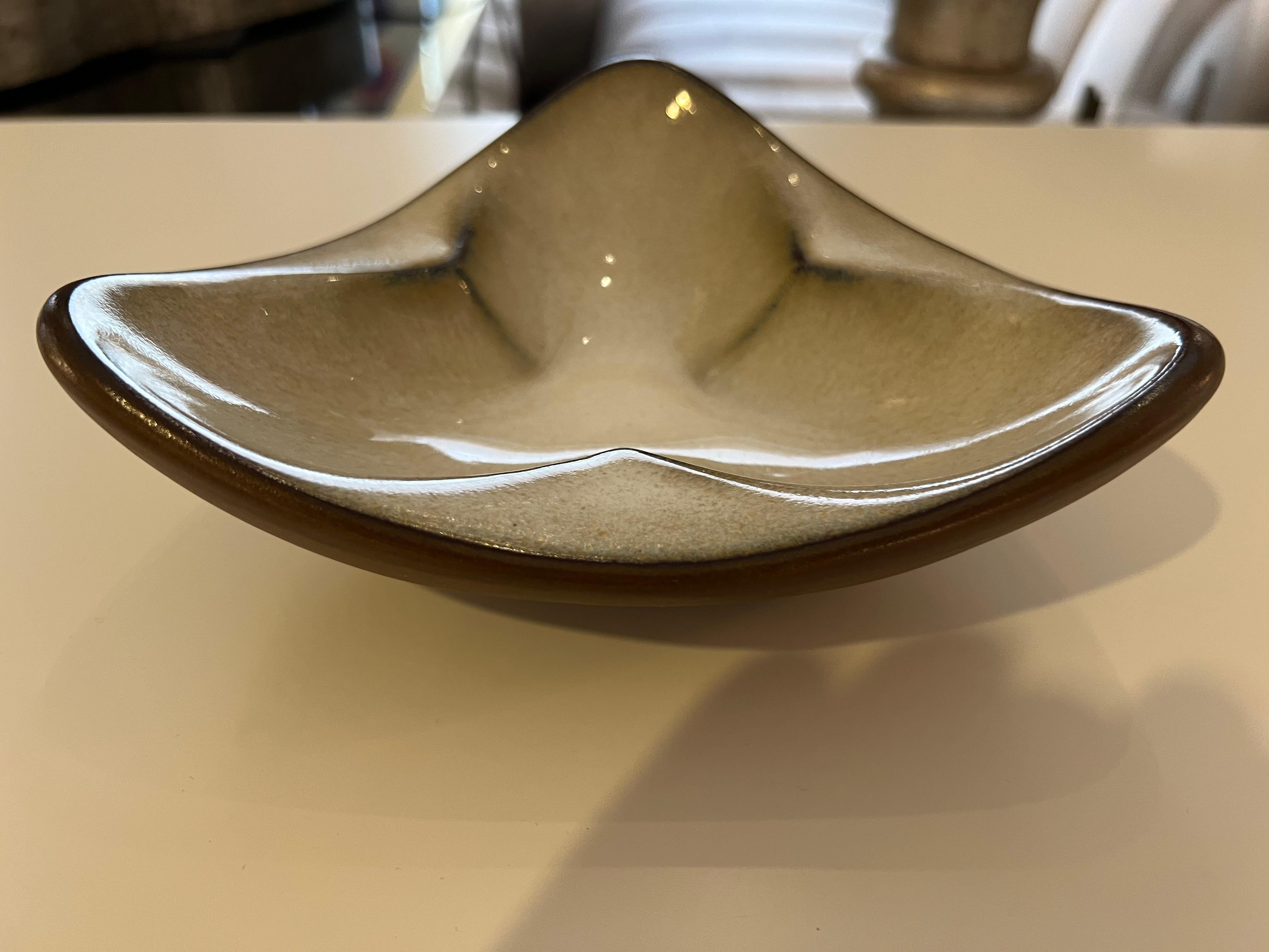 Ceramic Rupert Deese California Art Pottery 1960 Bowl For Sale