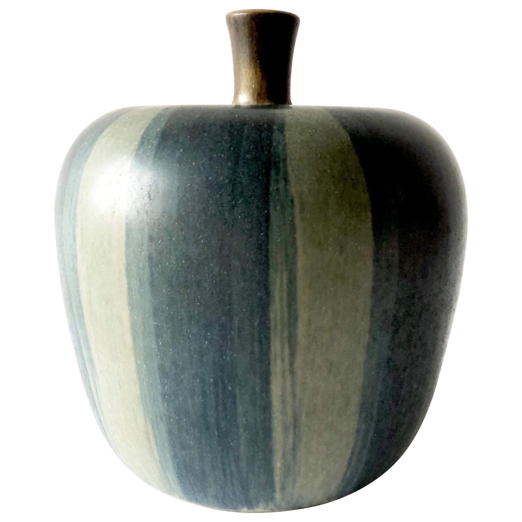 Rupert Deese California Studio Pottery Ceramic Apple Sculpture