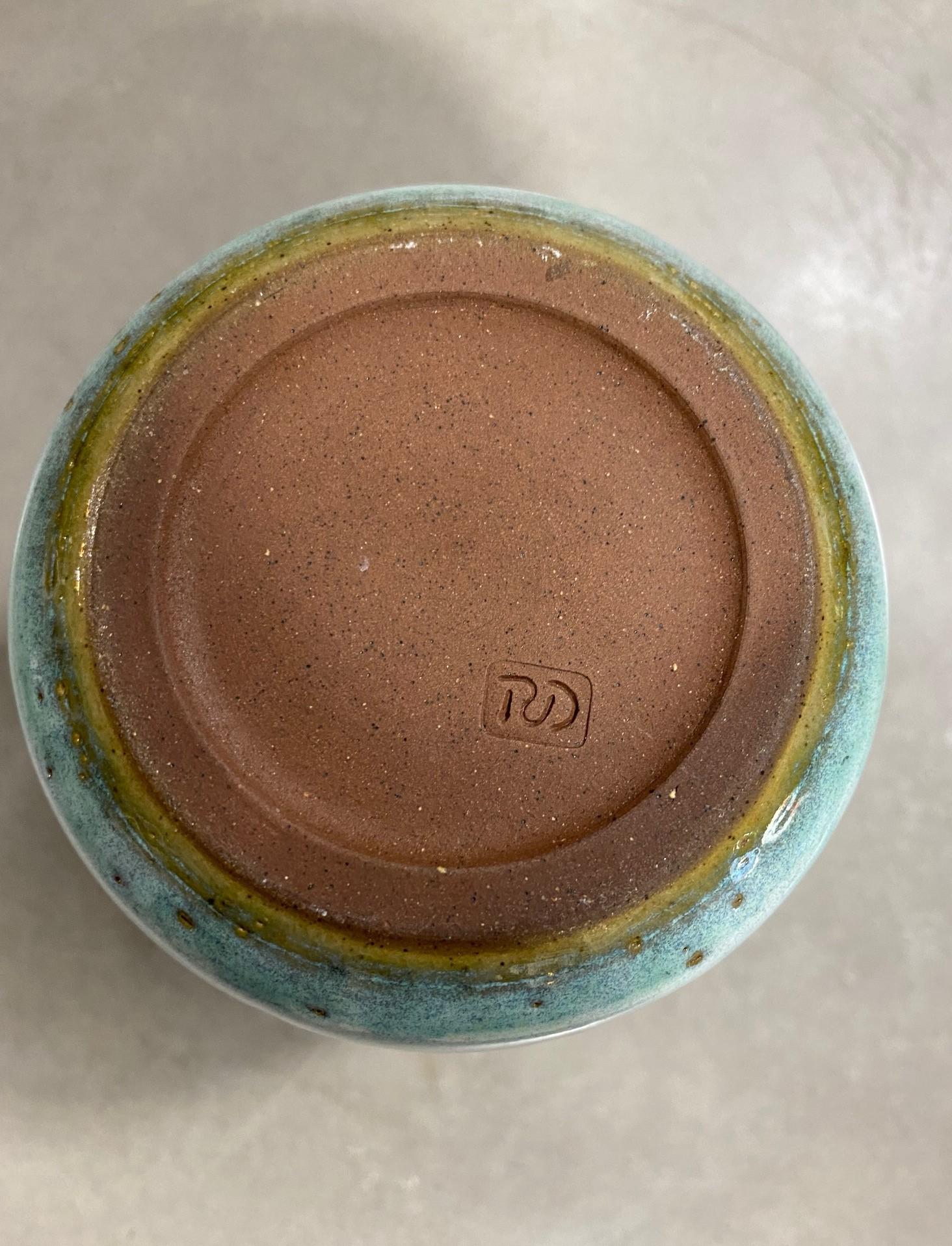 Rupert Deese Mid-Century Modern California Studio Pottery Ceramic Vase Vessel 4