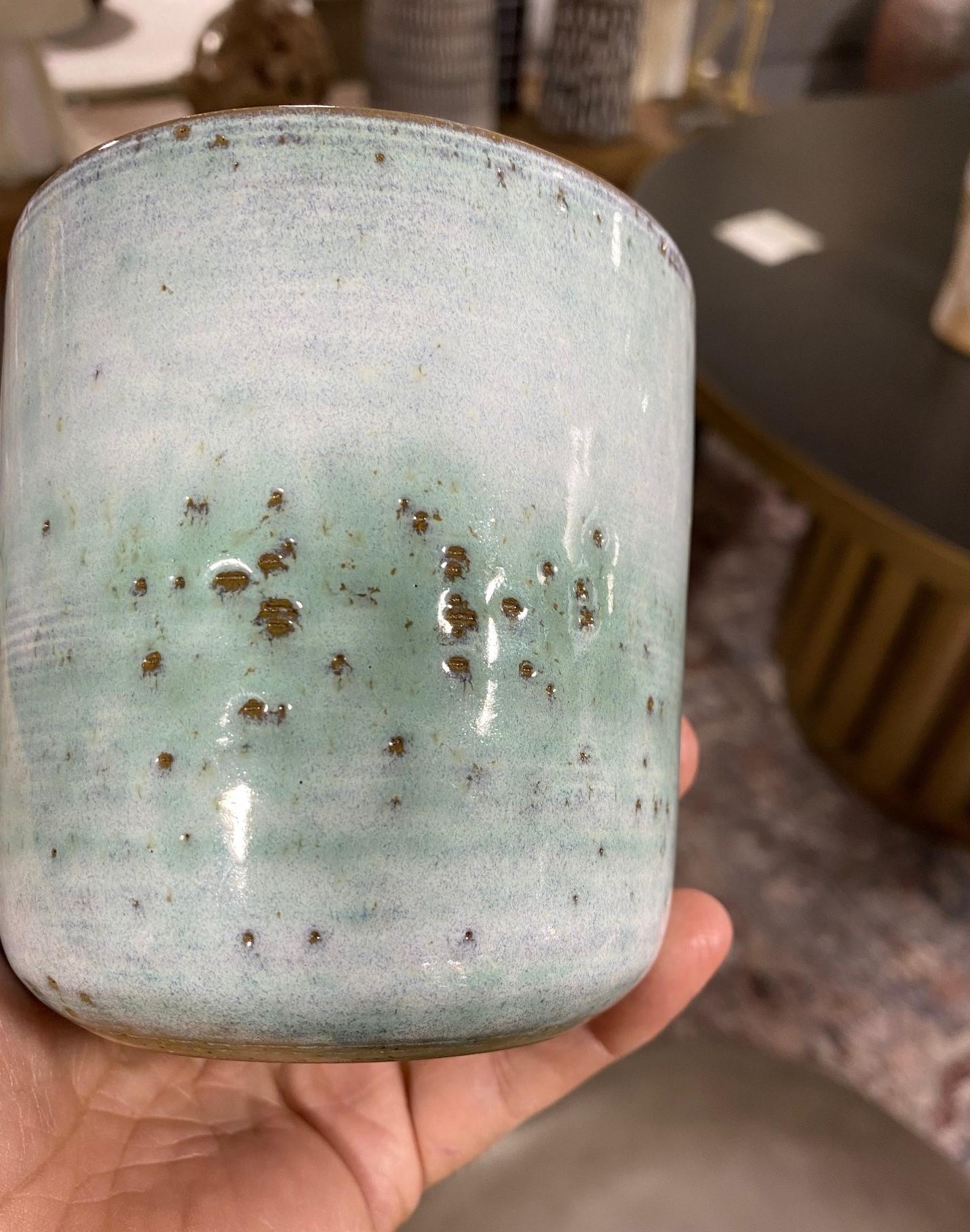 Rupert Deese Mid-Century Modern California Studio Pottery Ceramic Vase Vessel 7