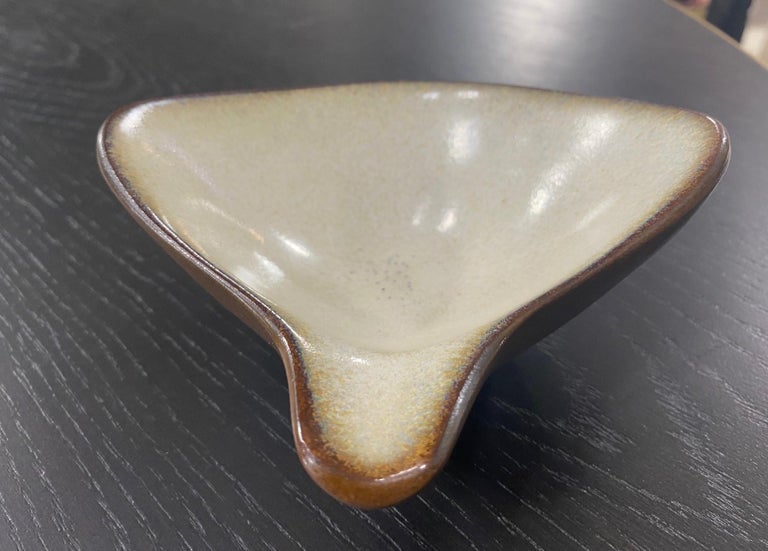 Rupert Deese Signed Mid-Century Modern California Studio Pottery Ceramic Bowl For Sale 4