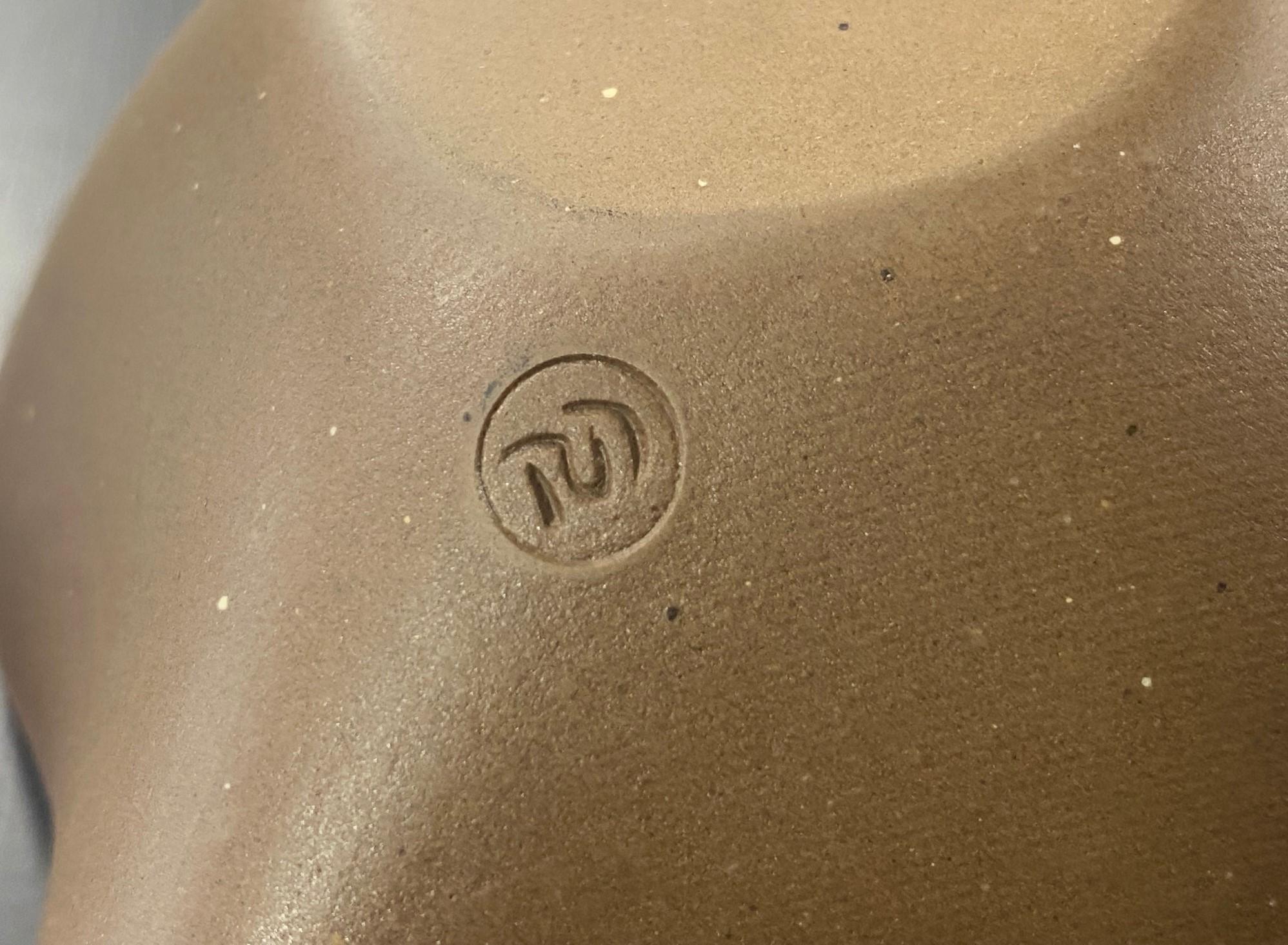 Rupert Deese Signed Mid-Century Modern California Studio Pottery Ceramic Bowl For Sale 6