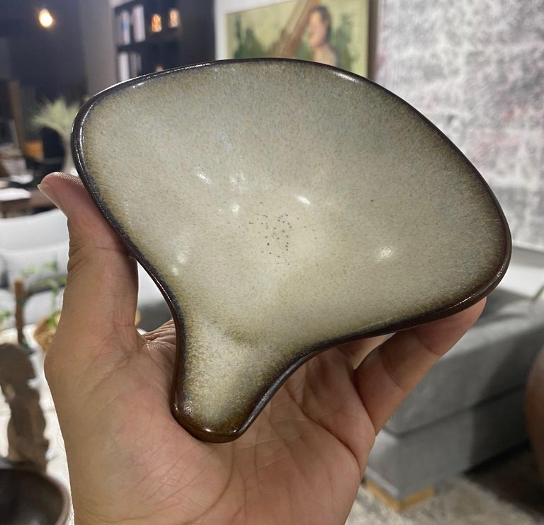 Rupert Deese Signed Mid-Century Modern California Studio Pottery Ceramic Bowl For Sale 7