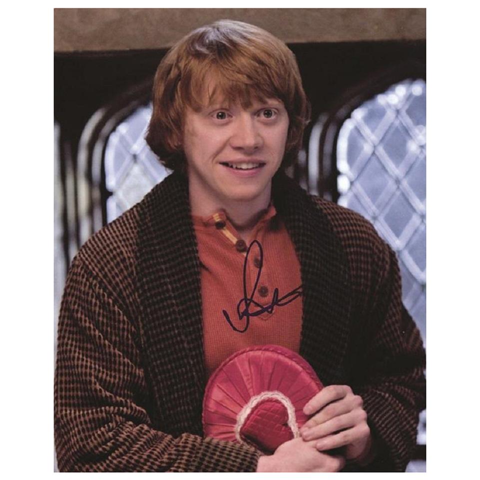Rupert Grint Harry Potter - Photographie originale signée couleur