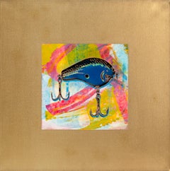 Señuelo de pesca I, pintura pop art de Rupert Jasen Smith