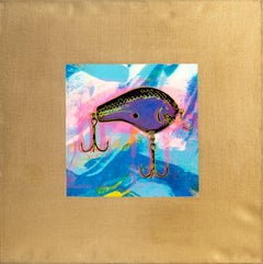 Señuelo de pesca III, pintura pop art de Rupert Jasen Smith