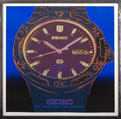 Seiko, Pop-Art-Raumteilerdruck von Rupert Jasen Smith