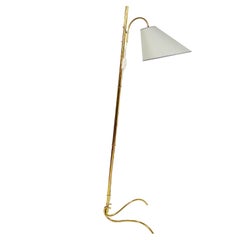 Lampada da terra regolabile Dornstab di Rupert Nikoll, metà del secolo scorso, Austria, anni '50