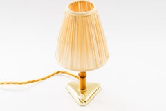 Rupert Nikoll bamboo table lamp with fabric shade vienna around 1950s