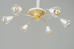 Rupert Nikoll Ceiling lamp vienna around 1950s