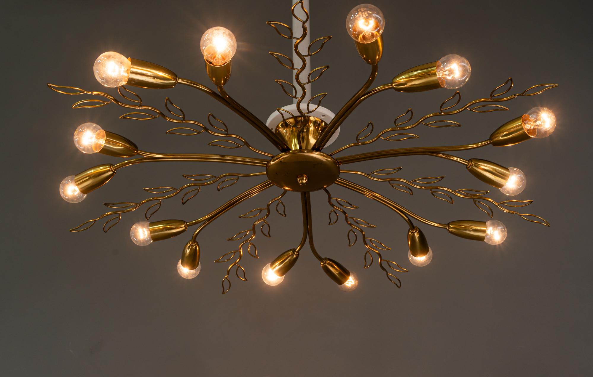 Rupert Nikoll ceiling lamp vienna around 1960 For Sale 4