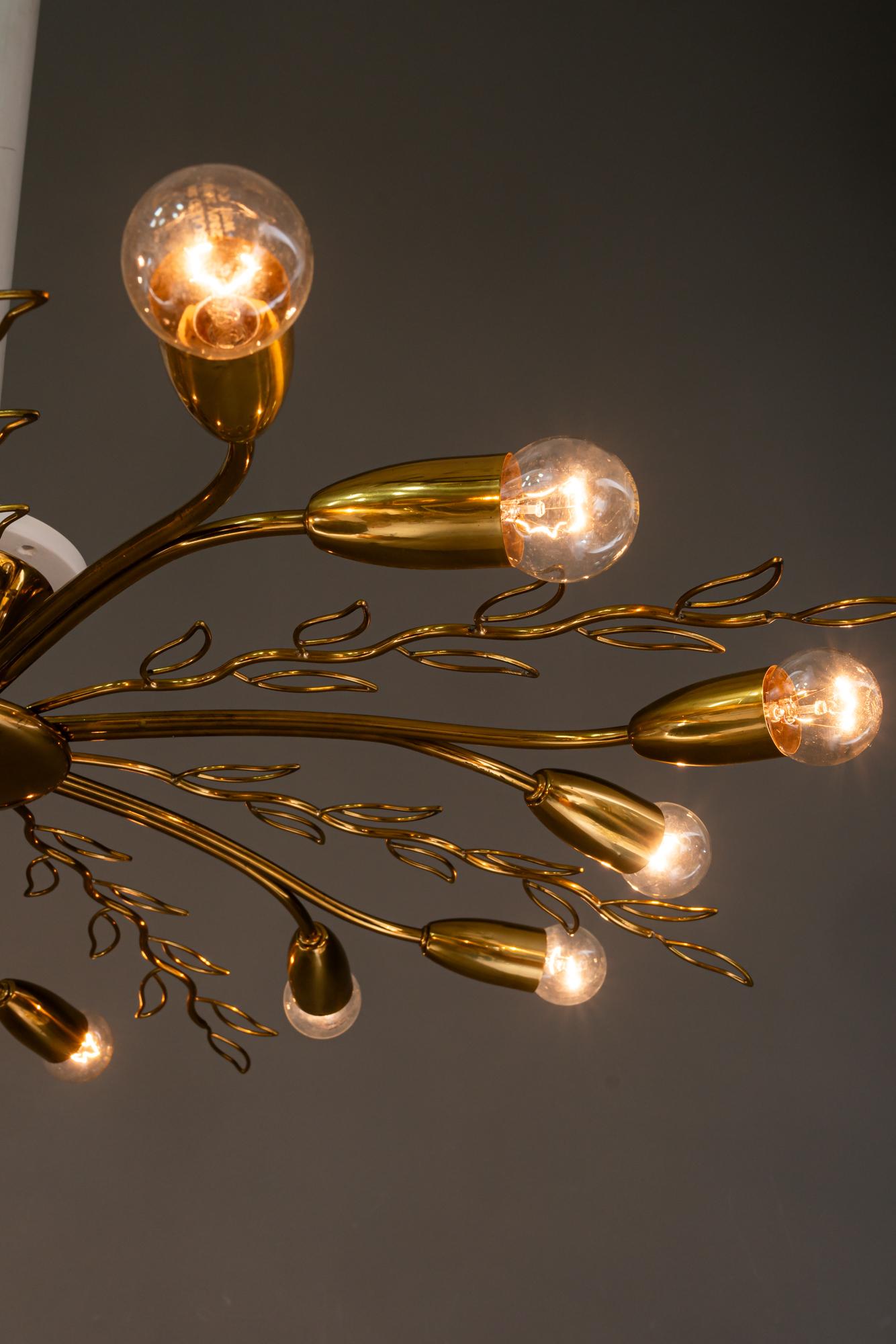 Rupert Nikoll ceiling lamp vienna around 1960 For Sale 6