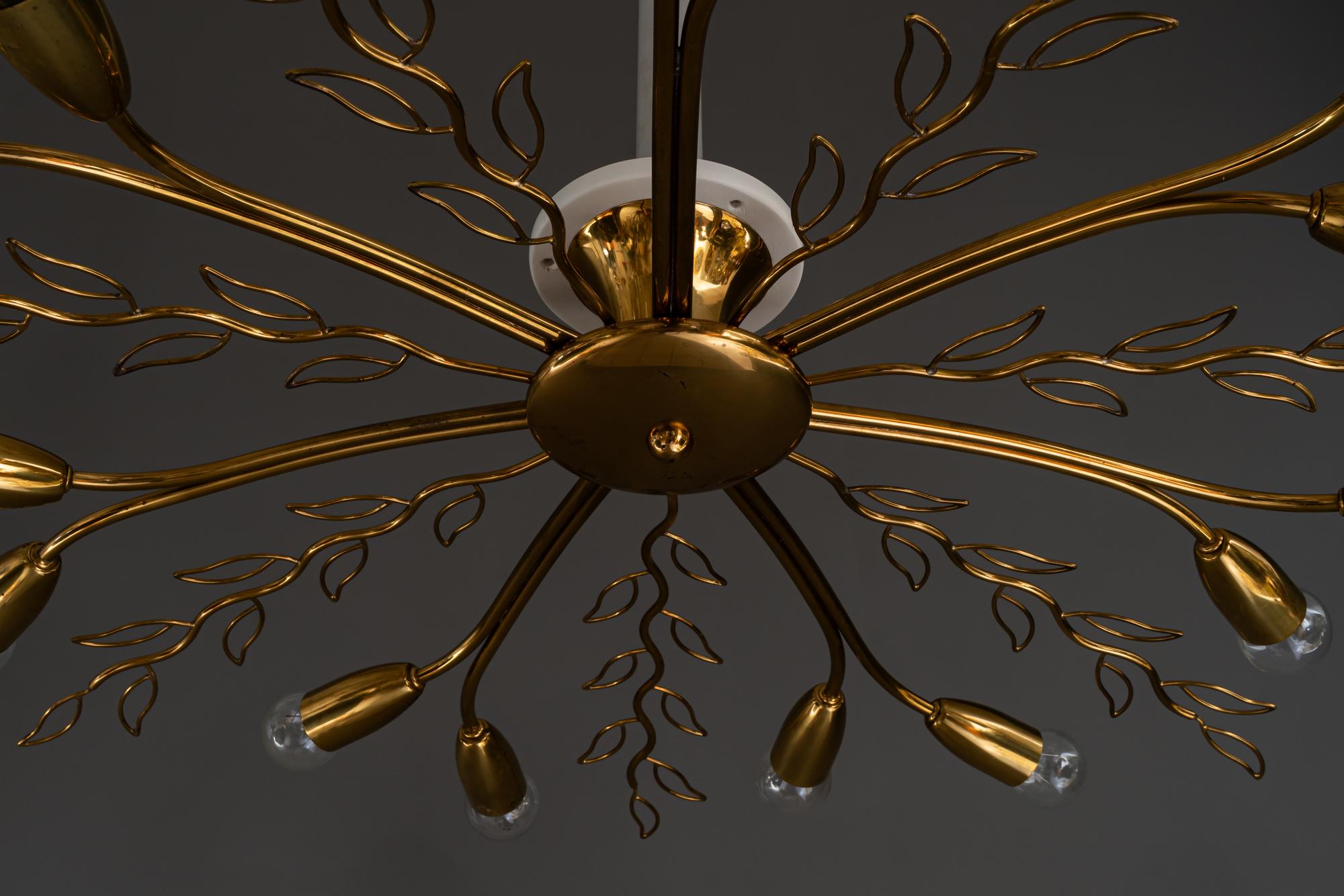 Rupert Nikoll ceiling lamp vienna around 1960 For Sale 1