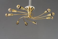 Rupert Nikoll ceiling lamp vienna around 1960s