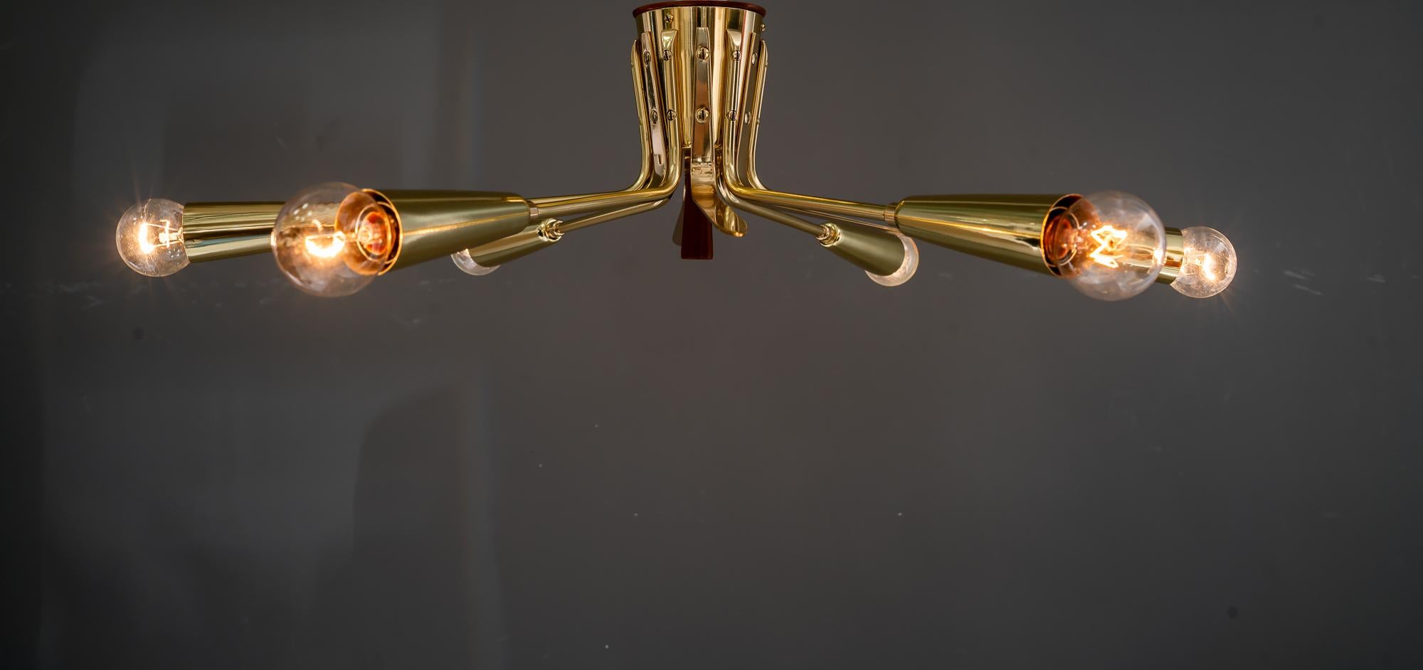 Rupert Nikoll plafonnier vienne vers 1950 en vente 2