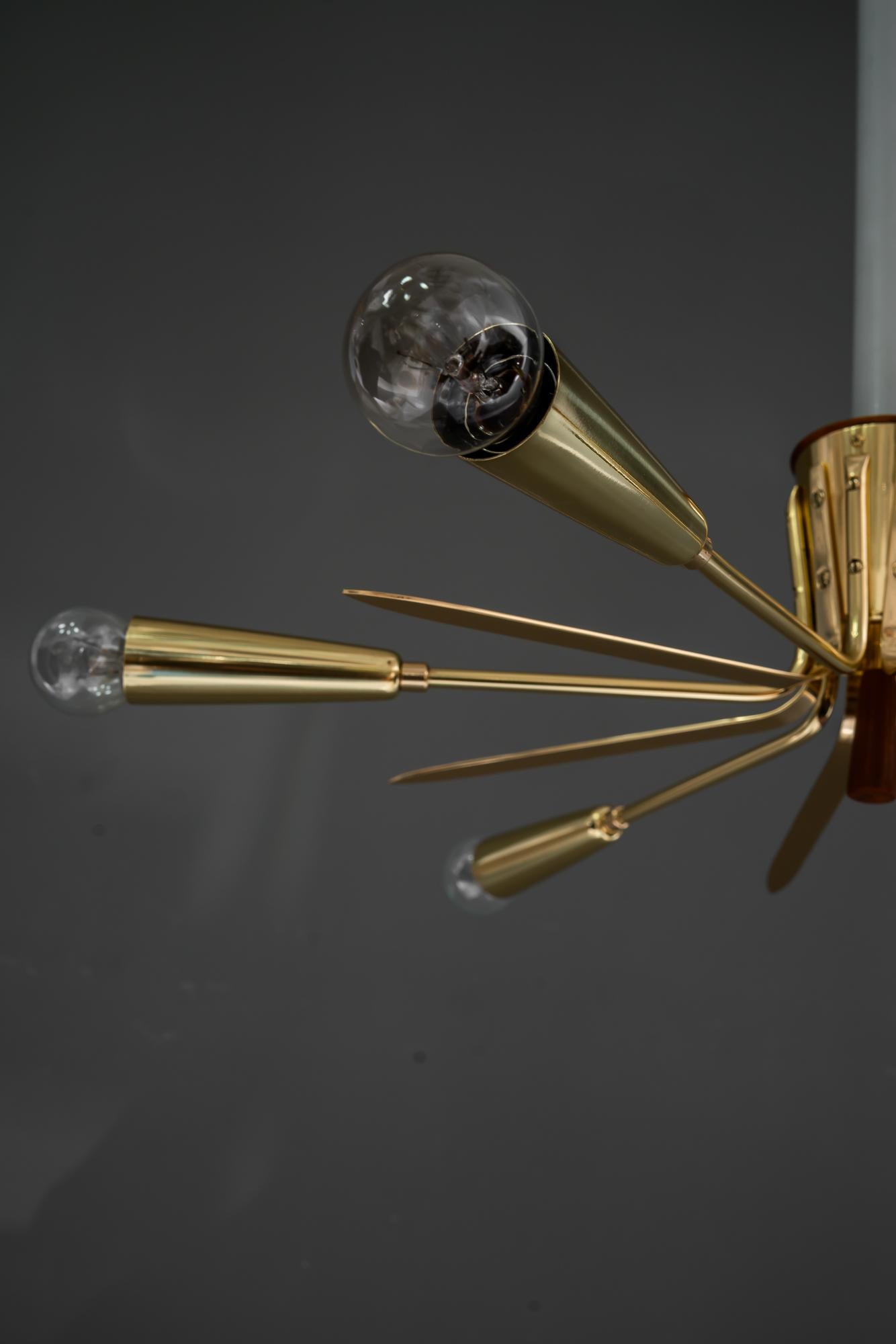 Autrichien Rupert Nikoll plafonnier vienne vers 1950 en vente