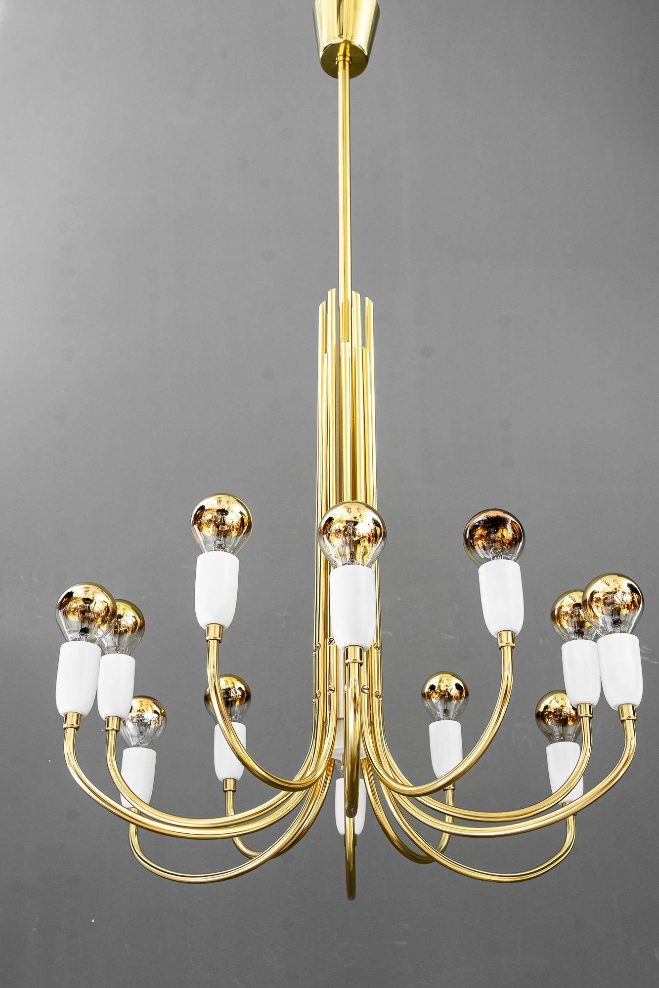 Rupert nikoll, Kronleuchter Vienna, ca. 1960er-Jahre im Angebot 4
