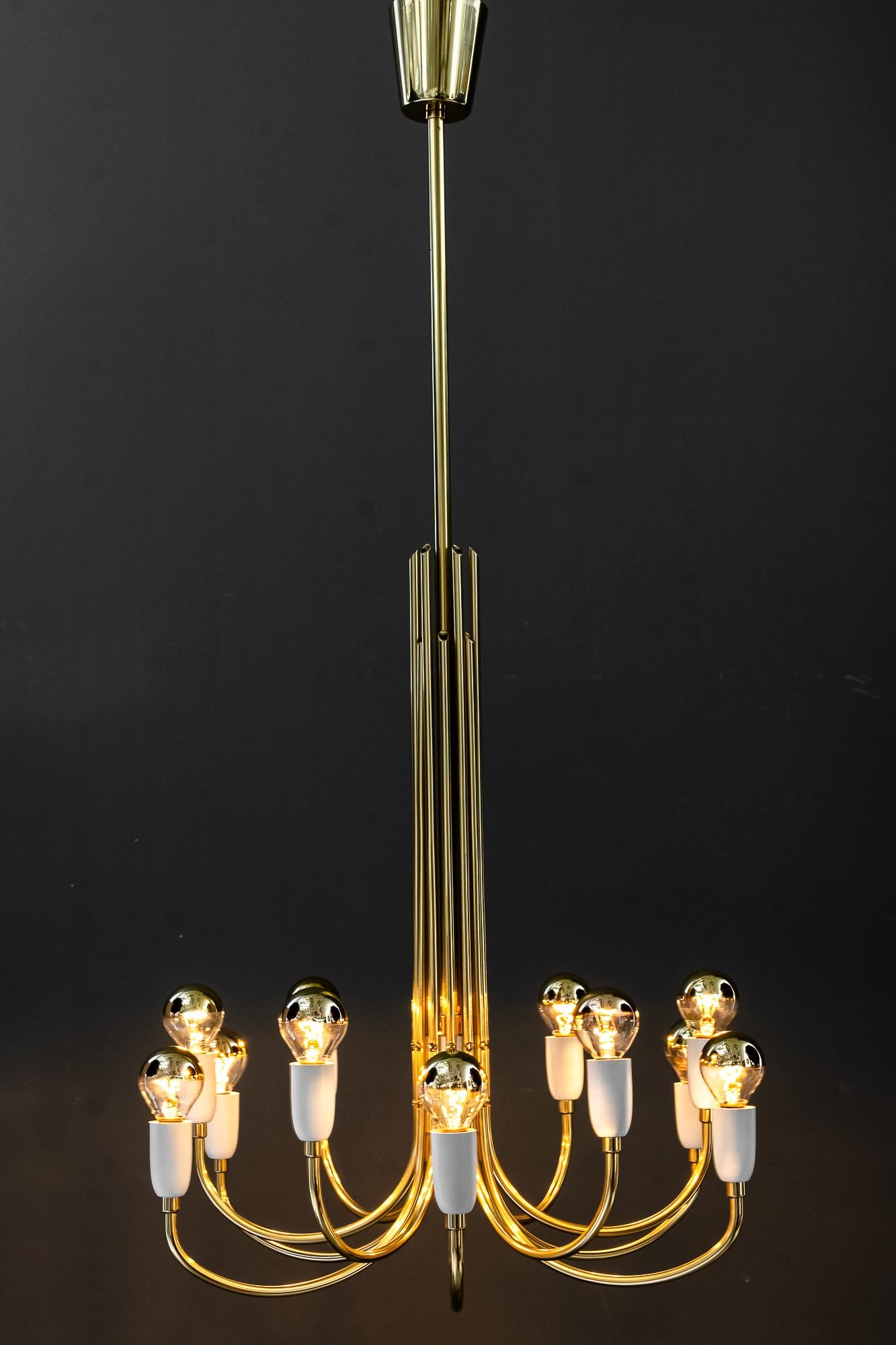 Rupert nikoll, Kronleuchter Vienna, ca. 1960er-Jahre im Angebot 5