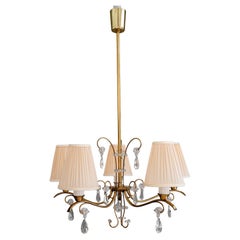 Lampadario Rupert Nikoll vienna anni '60 circa