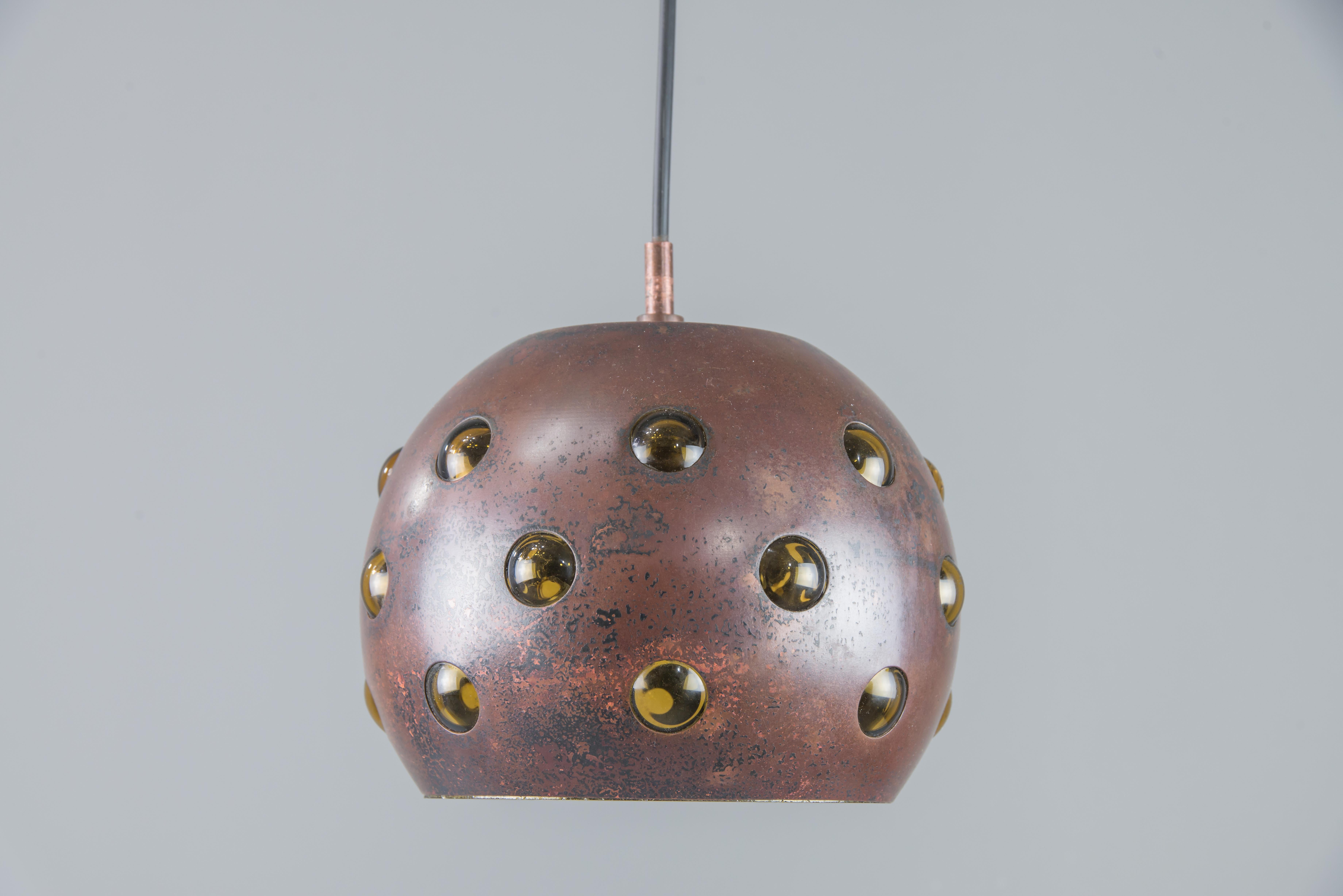 Milieu du XXe siècle Lustre Rupert Nikoll, Vienne, Autriche, vers les années 1950 en vente