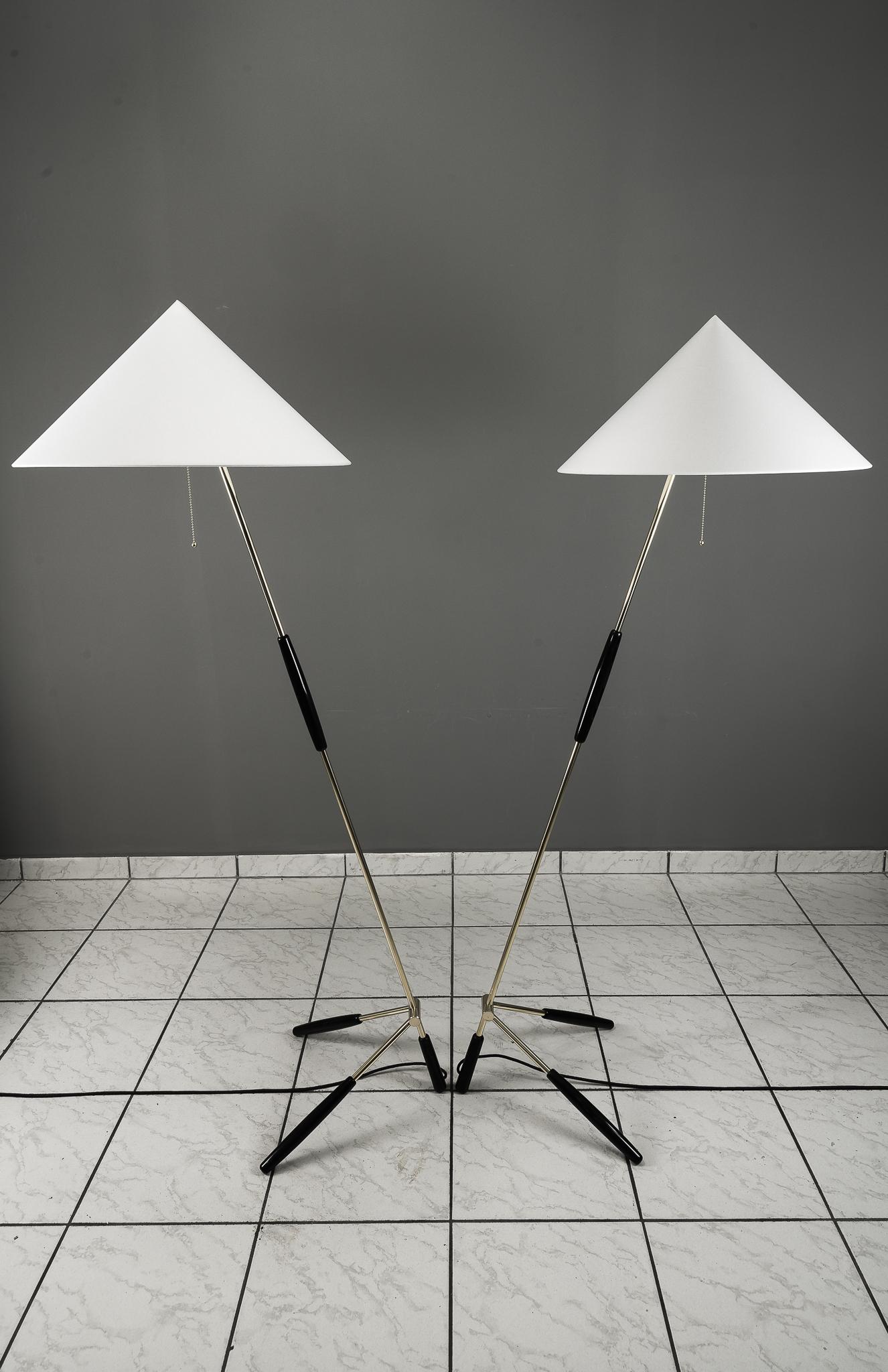 Mid-Century Modern Rupert Nikoll Floor Lamp, circa 1950s