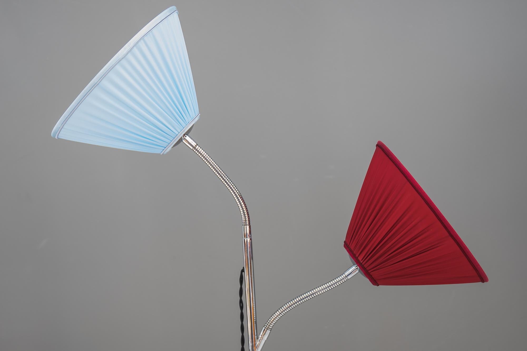 Rupert Nikoll Floor Lamp, Vienna, circa 1950s In Good Condition For Sale In Wien, AT