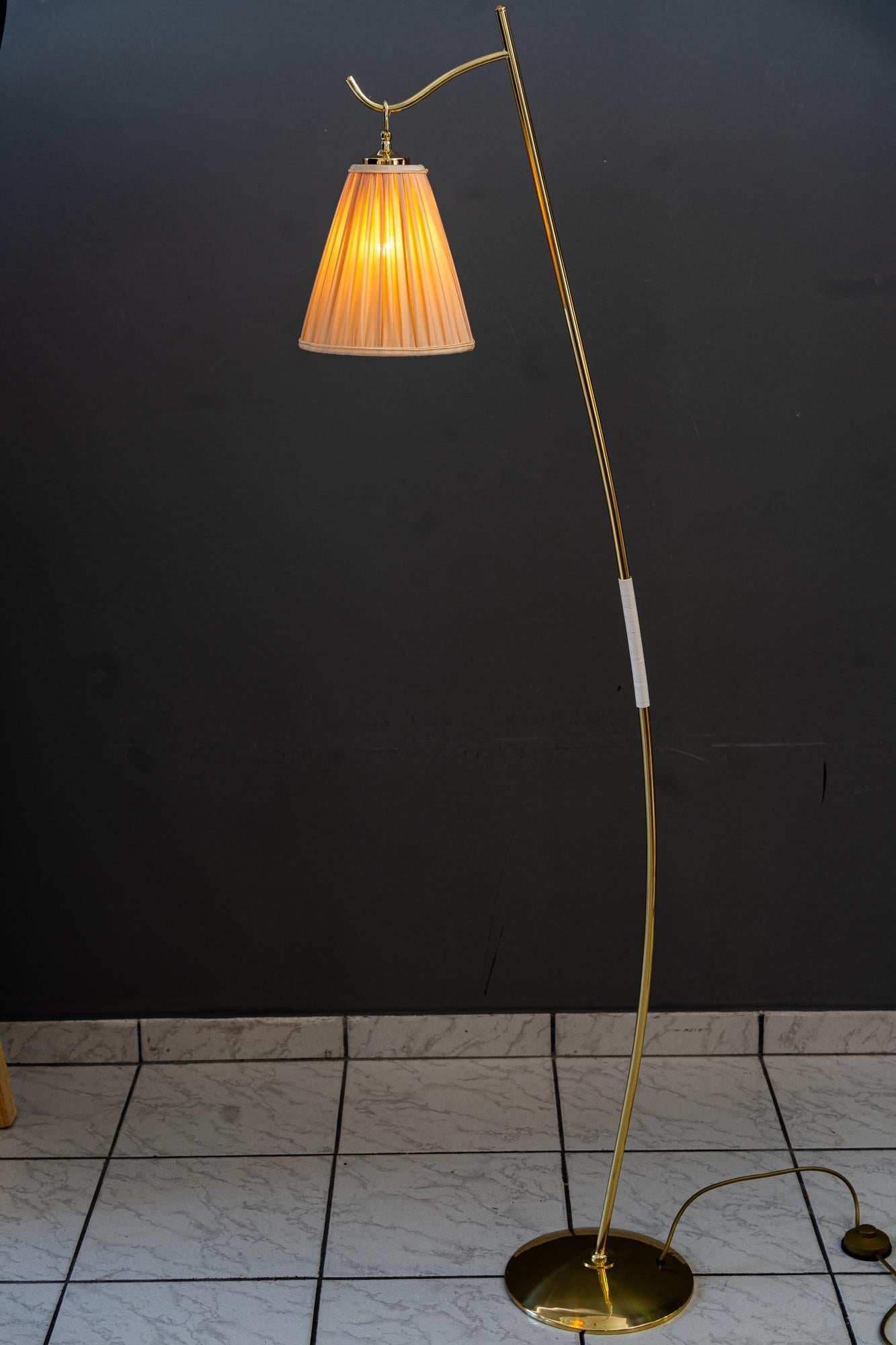 Rupert Nikoll Floor lamp vienna around 1950s In Good Condition In Wien, AT