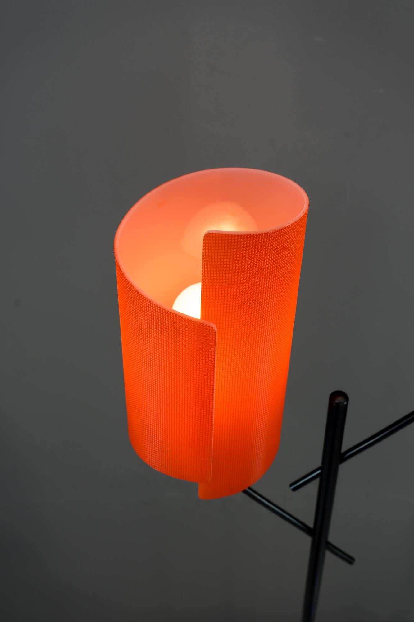 Stehlampe von Rupert Nikoll, Wien, ca. 1960er Jahre im Angebot 7