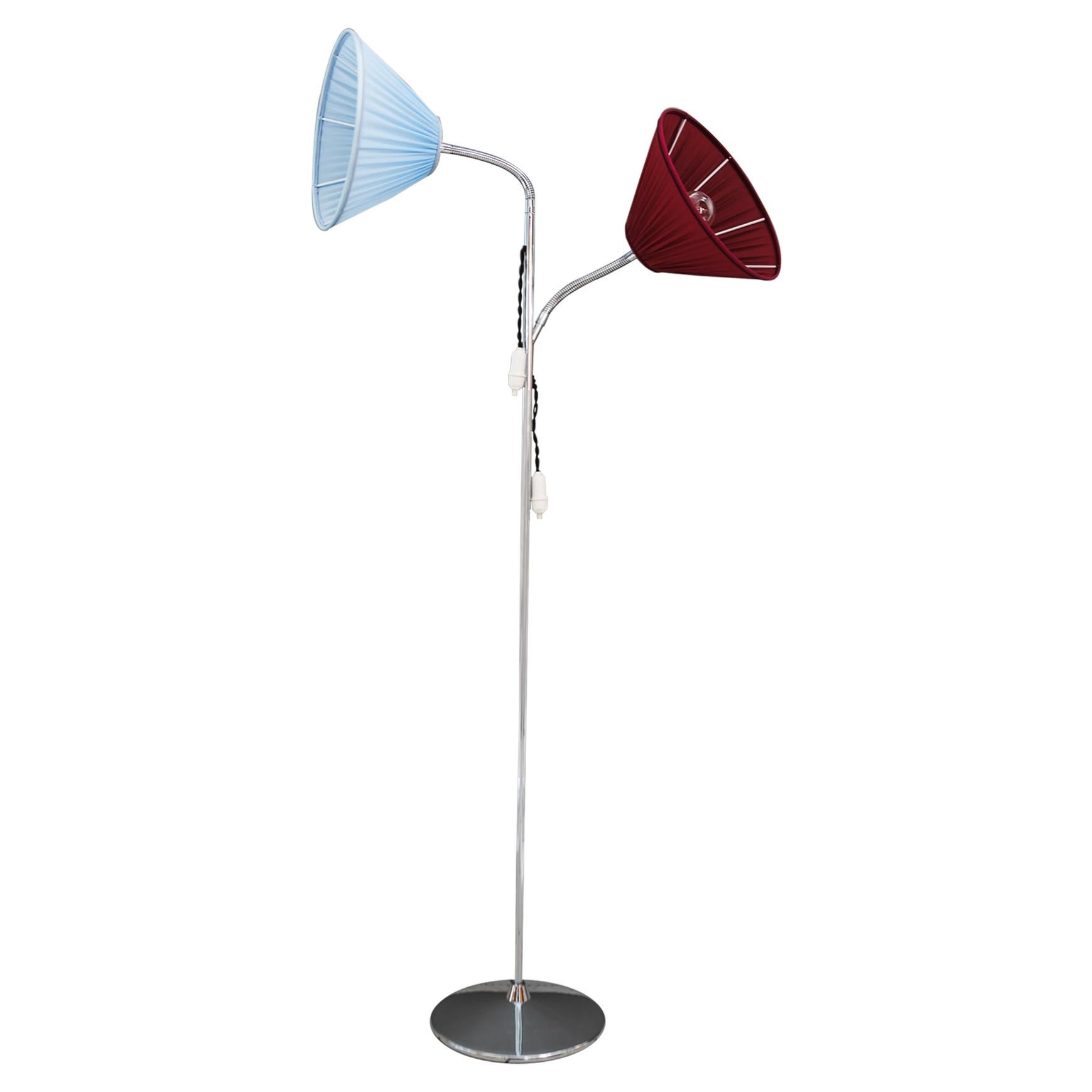 Rupert Nikoll Floor Lamp, Vienna, circa 1950s