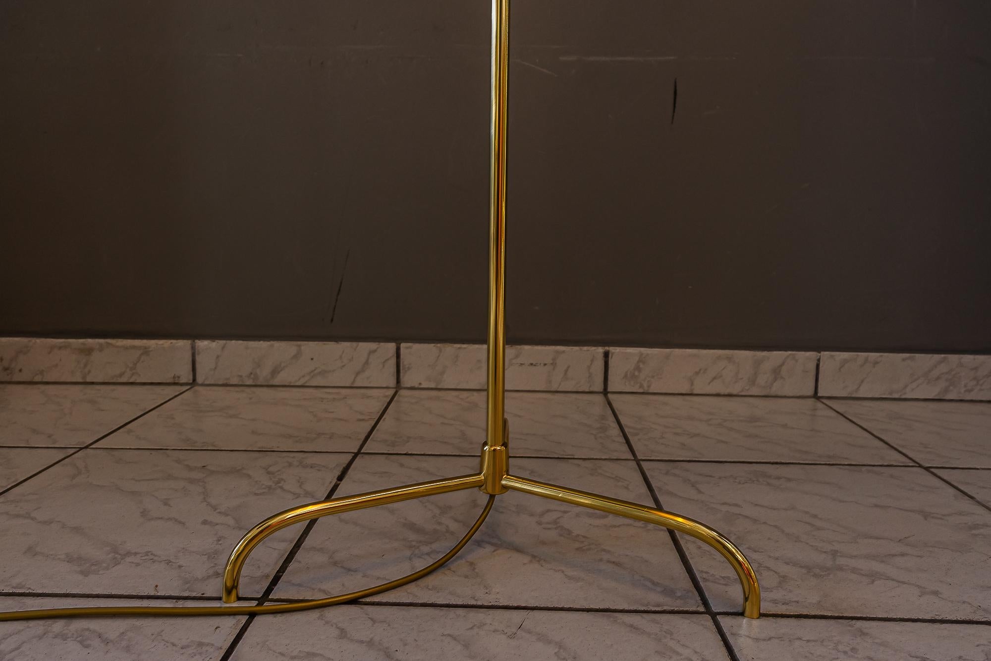 Rupert Nikoll Lampadaire avec abat-jour en tissu vienne vers 1950 en vente 7