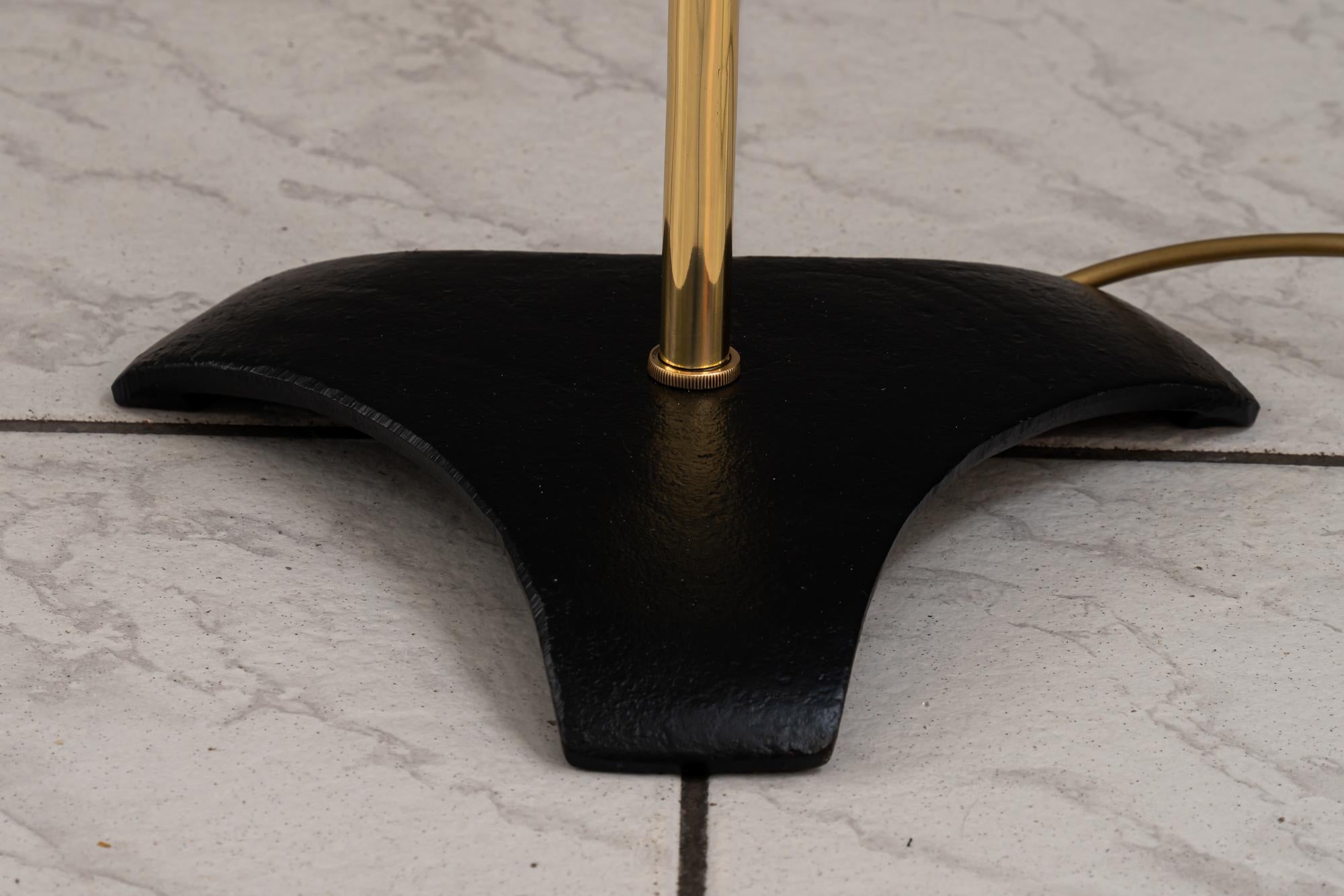 Lámpara de pie Rupert Nikoll con pantalla de tela viena años 50 aproximadamente Austríaco en venta