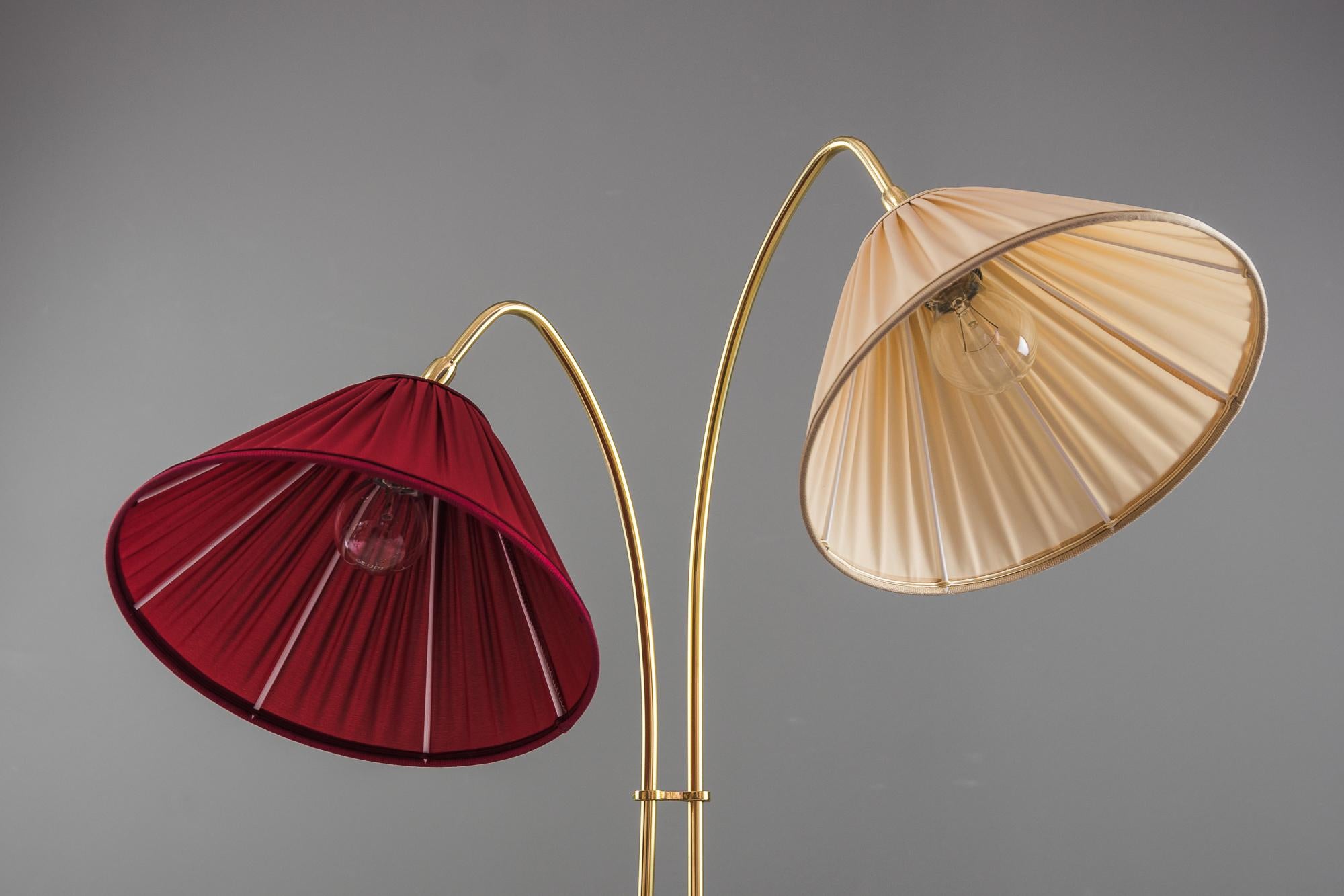 Rupert Nikoll Floor Lamp with Tilting Shades, circa 1960s In Good Condition In Wien, AT