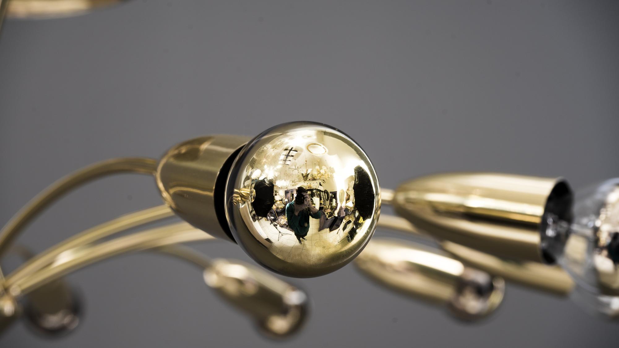 Rupert Nikoll Flushmount, 1960s For Sale 2